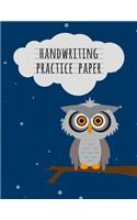 Handwriting Practice Paper: Blank Handwriting Sheets With Dash Center Line For Kids Learning Penmanship - Perfect for Preschool, Kindergarten, 1st, and 2nd Grade Students Pract(4 Handwriting Practice)