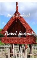 New Zealand Travel Journal: 6x9 Inch Lined Travel Journal/Notebook - We Travel Not to Escape Life, But So Life Doesn't Escape Us - Marae, Maori Art, Wood Carving, Traditional