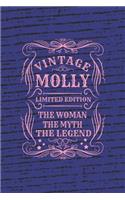 Vintage Molly Limited Edition the Woman the Myth the Legend