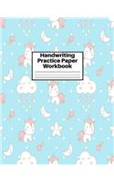 Handwriting Practice Paper Workbook