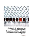 Einf Hrung in Die Probierkunde