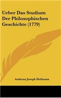Ueber Das Studium Der Philosophischen Geschichte (1779)