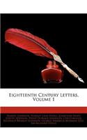 Eighteenth Century Letters, Volume 1