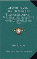 Afscheid Van Den Openbaren Evangeliedienst