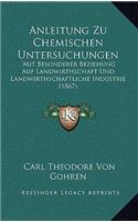 Anleitung Zu Chemischen Untersuchungen