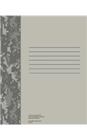 ACU Pattern College Ruled 150 Sheet 300 Page Composition Leader Book Notebook