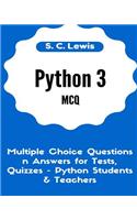 Python 3 MCQ - Multiple Choice Questions n Answers for Tests, Quizzes - Python Students & Teachers: Python3 Programming Jobs QA