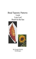 Bead Tapestry Patterns loom Lone Leaf Reach for the Sun: (English)
