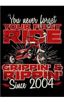 You Never Forget Your First Ride Grippin' & Rippin' Since 2004