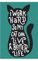 I Work Hard so my Cat Can Live a Better Life