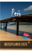 Peru - Reiseplaner 2020: Urlaubsplaner für deine Reise in 2020 - Checklisten - Kontaktdaten - Packliste - Platz für Fotos und Zeichnungen - 108 Seiten - 6" x 9" (ca. Din-A5)