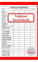 Yahtzee Scorebook: Yahtzee Score Keeper Book, Yahtzee Scores book