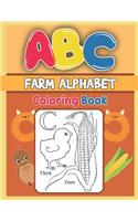ABC Farm Alphabet Coloring Book