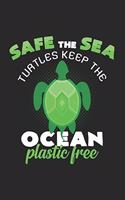 Safe the Sea Turtles keep the Ocean plastic free