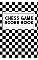 Chess Game Score Book