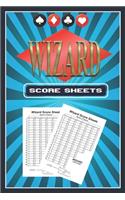 Wizard Score Sheets: Wizard Card Game Score Pads, Wizard Cards Game Score Sheets, Wizard Board Game