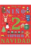 Soy un niño de 2 años y esta es mi Navidad: El diario de Navidad y el cuaderno de bocetos para un niño de dos años