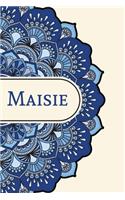 Mandala Notebook with Personalized Monogram Maisie