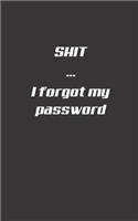 Shit I forgot my password