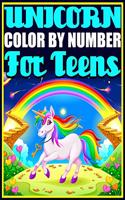 Unicorn Color By Number For Teens