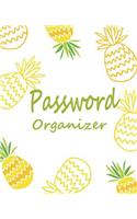 Password organizer: Password keeper book, 7.5x9.25" 120 pages, 2 entries per page, big column to write all necessary in one place. This book is perfect to keep all your