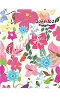 2019-2021 Weekly Planner: Large Three Year Planner (Flowers)