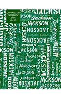 Jackson Composition Notebook Wide Ruled