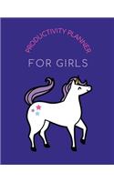 Productivity Planner For Girls