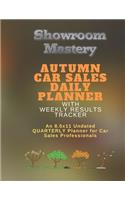 AUTUMN Car Sales Daily Planner with Results Tracker