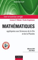 Mathematiques appliquees aux sciences de la vie et de la planete