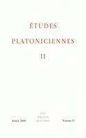 Etudes Platoniciennes II