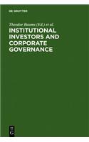 Institutional Investors and Corporate Governance