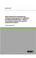 Quantitativer Flächeninhaltsvergleich mit willkürlich gewählten Einheitsmaßen. Können verschiedene Flächen den gleichen Flächeninhalt haben?