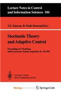 Stochastic Theory and Adaptive Control