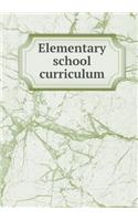 Elementary school curriculum