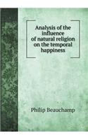 Analysis of the Influence of Natural Religion on the Temporal Happiness