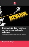 Diminuição das receitas das autarquias locais urbanas