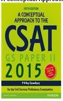 A Conceptual Approach to the CSAT Paper II, 2015,