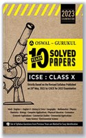 Oswal - Gurukul 10 Years Solved Papers for Icse Class 10 Exam 2023: Comprehensive Handbook of 17 Subjects - Yearwise Board Solutions, Revised Syllabus