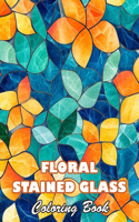 Floral Stained Glass Coloring Book