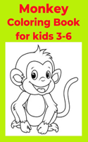 Monkey Coloring Book for kids 3-6