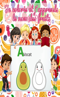 Je colorie et j'apprends le nom des fruits