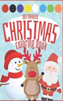 Dot Markers Christmas Coloring Book