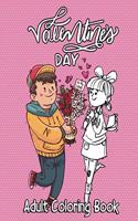 Valentine's Day Adult Coloring Book