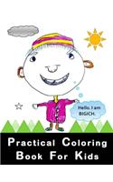 Practical Coloring Book For Kids.