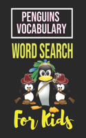 Penguins Vocabulary Word Search for Kids