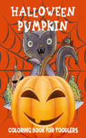 Halloween pumpkin coloring book forToodlers