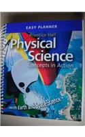 Prentice Hall Physical Science Concepts in Action Program Planner National Chemistry Physics Earth Science