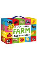Bright Toddler: Farm Jigsaw and Book Set
