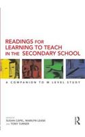 Readings for Learning to Teach in the Secondary School